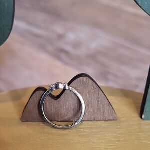 Vintage Gold Tone Unique Minimalist Ring, Size 7